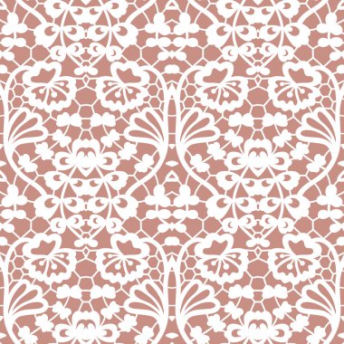 Çiçekli Dantel seamless modeli