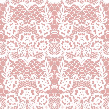 Çiçekli Dantel seamless modeli