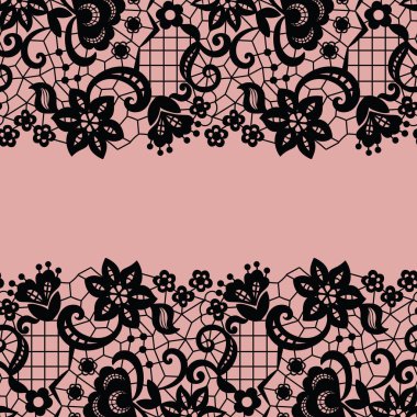 Dikişsiz dantel kenar. davetiye.