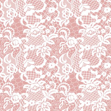 Çiçekli Dantel seamless modeli