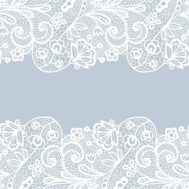 Dikişsiz dantel kenar. davetiye.