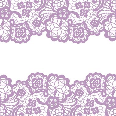 Dikişsiz dantel kenar. davetiye.