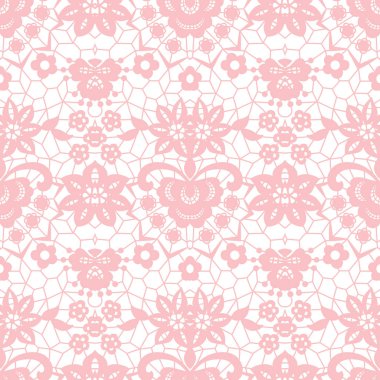 Çiçekli Dantel seamless modeli