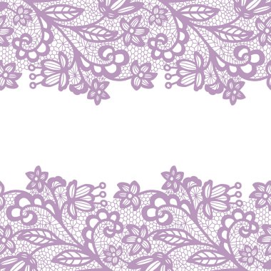 Dikişsiz dantel kenar. davetiye.