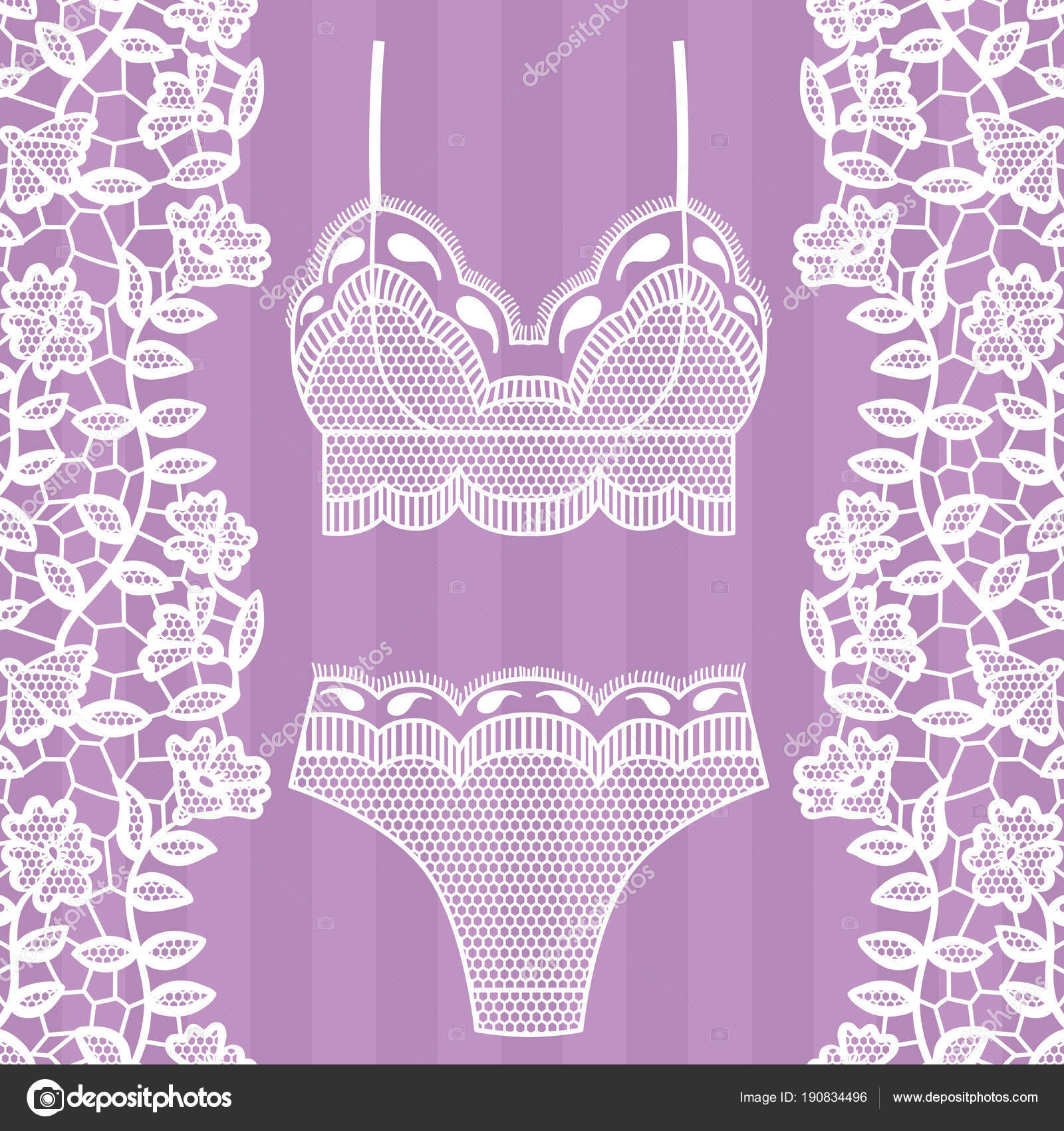 Women intimate clothes imágenes de stock de vectorial | Depositphotos