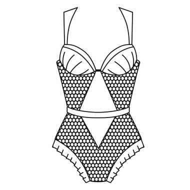 Vücut. İç çamaşırı. Dantelli iç çamaşırı