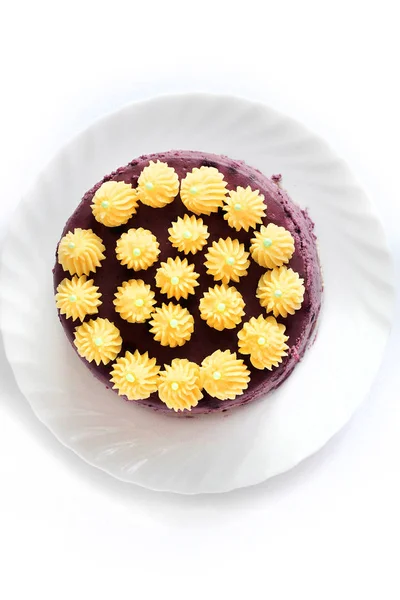 Lezzetli ev yapımı bilberry kek — Stok fotoğraf