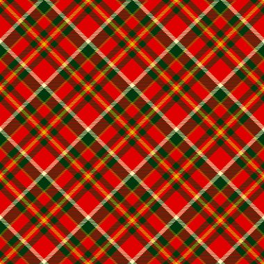 Dikişsiz Noel tartan desen