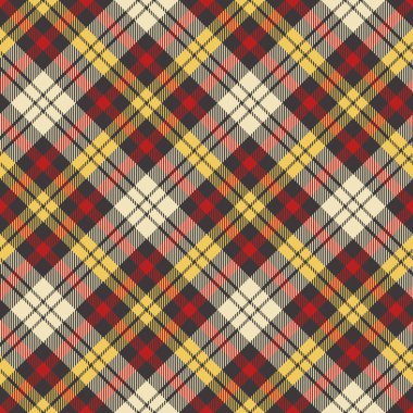Kusursuz tartan vektör deseni