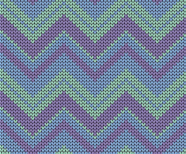 Modèle vectoriel tricoté sans couture — Image vectorielle