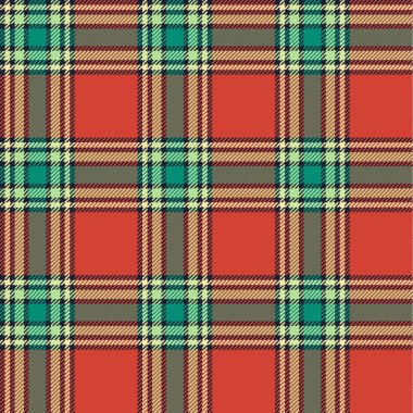 Kusursuz tartan vektör deseni