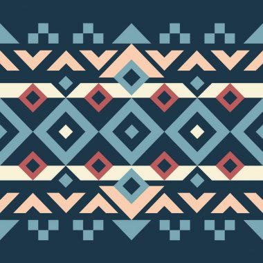 İskandinav soyut geometrik desen