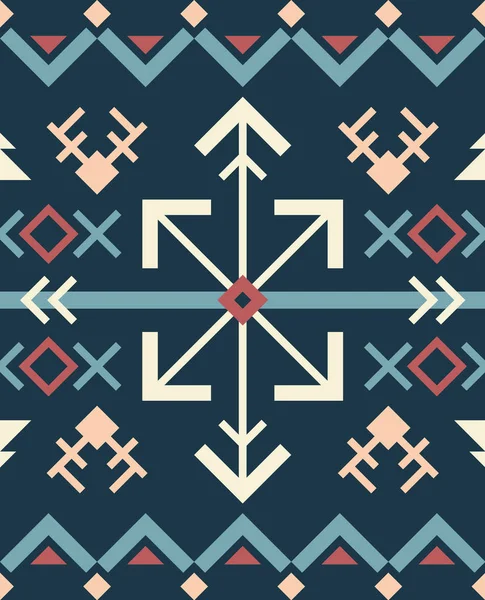 北欧風の抽象的な幾何学的な背景 — ストックベクタ