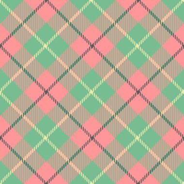 Kusursuz tartan vektör deseni