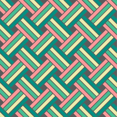 kesintisiz geometrik vektör desen