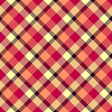 Kusursuz tartan vektör deseni