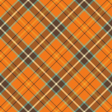 Dikişsiz tartan vektör deseni çizimi