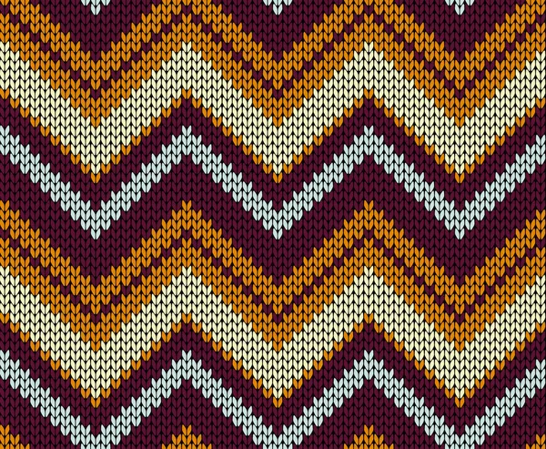 Texture tricotée vectorielle sans couture — Image vectorielle