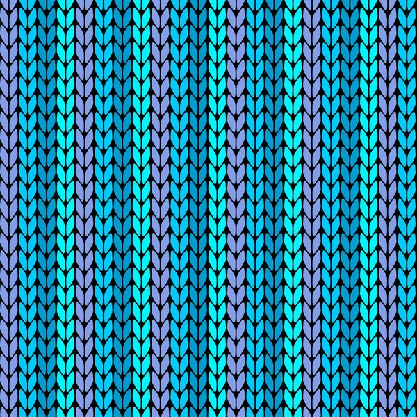 Seamless vector knitting pattern — Stock Vector