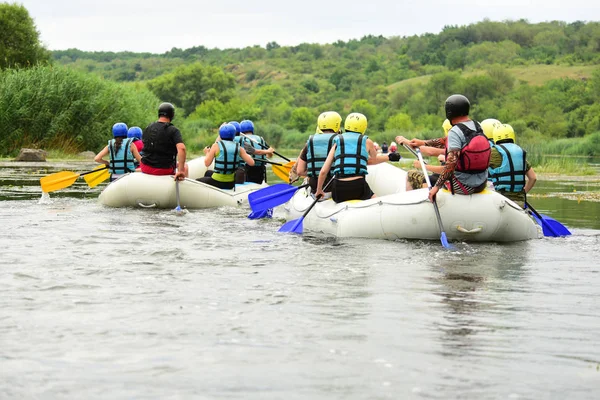 Rafting deporte acuático — Foto de Stock