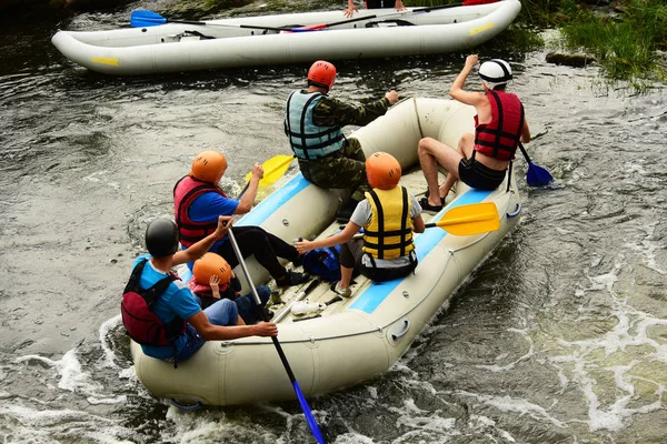 Rafting sport acquatici — Foto Stock