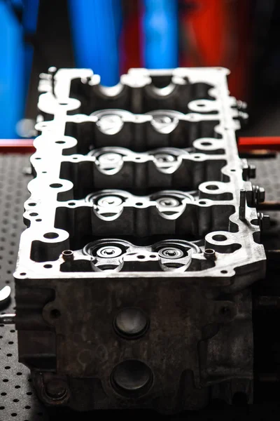 Reparación Cabeza Del Motor Combustión Interna — Foto de Stock