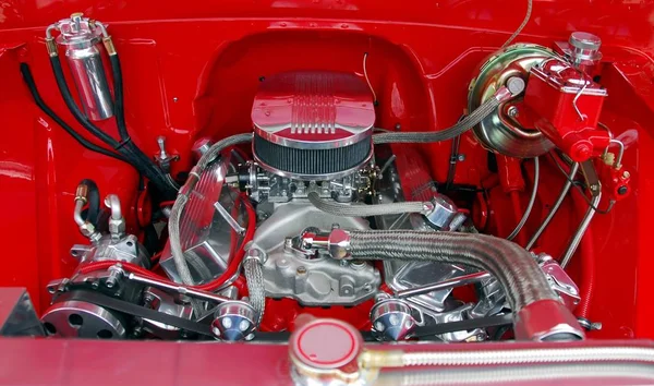 Motore auto restaurato — Foto Stock