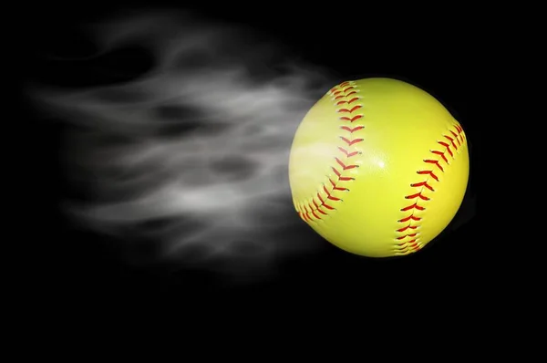 Smoking Yellow Softball