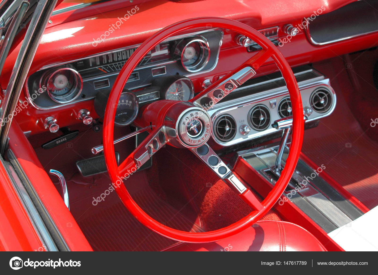 Classic Fort Mustang Interior Design Stock Editorial Photo