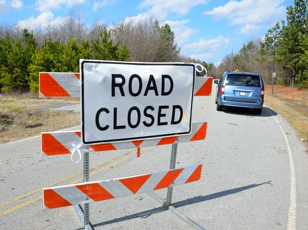 Road Closed Sign — Stock Photo, Image