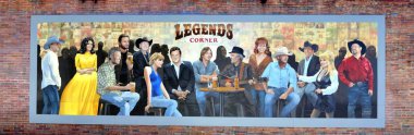 Country müzik efsaneleri duvar duvar resmi