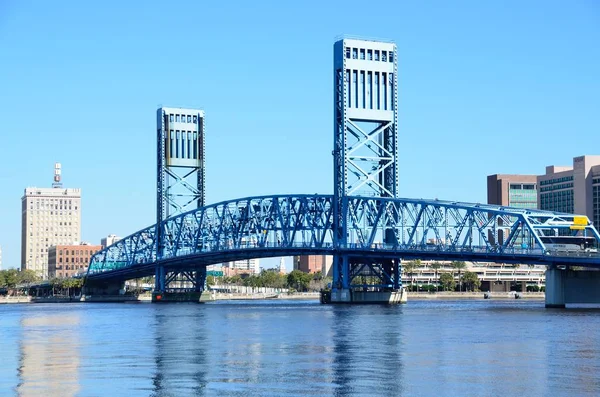 Famoso puente azul Jacksonville, Florida — Foto de Stock