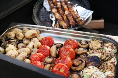 Lezzetli ızgara sebzeler