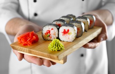 Lezzetli sushi seti 