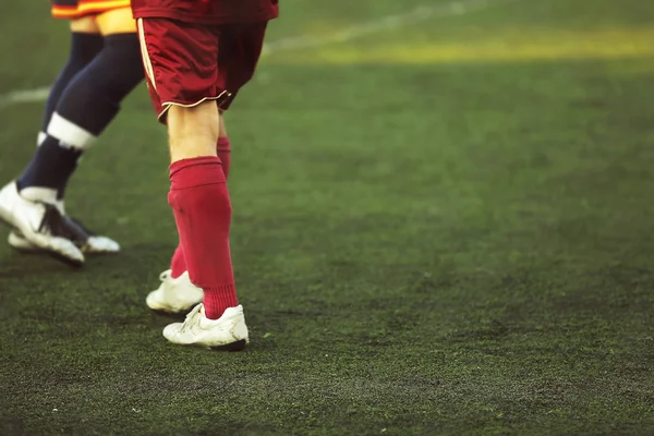 Jogadores de futebol — Fotografia de Stock