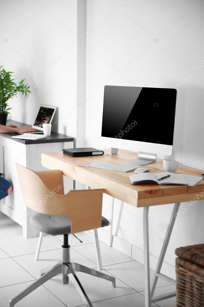 Working place interior 