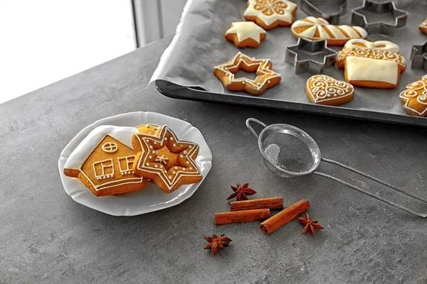 Delicious Christmas cookies — Stock Photo, Image