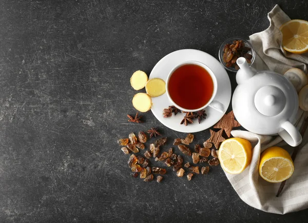 Zutaten für Teetrinken — Stockfoto
