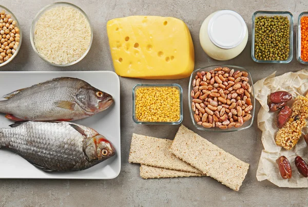 Alimentos ricos en proteínas —  Fotos de Stock