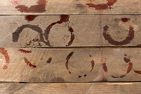 Wine stains on wooden background — Stock Photo, Image