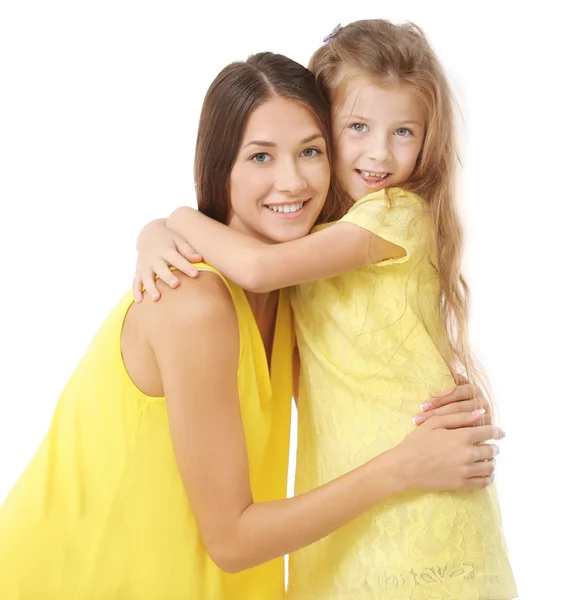 Menina bonito com a mãe — Fotografia de Stock