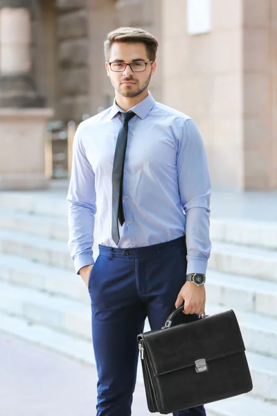 Handsome young lawyer Stock Photo by ©belchonock 126256040