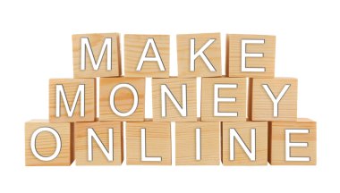 Ahşap küpleri üst üste 