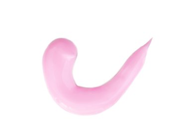 Işık arka plan üzerinde pembe kozmetik krem