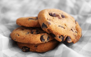 yulaf bisküvi çikolata ile