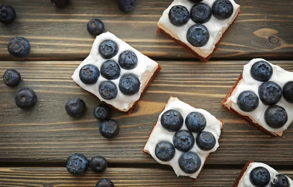 Blueberry pyszne ciasta — Zdjęcie stockowe