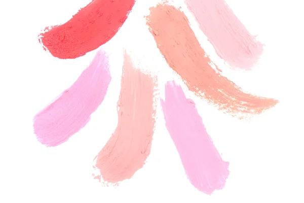 Arious lipstick strokes — Stock Photo, Image