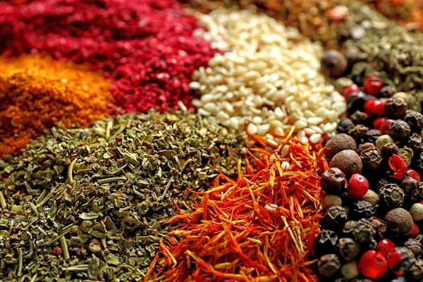 Different flavored spices — Stock Photo, Image