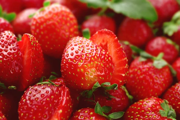 Fragole fresche sfondo — Foto Stock