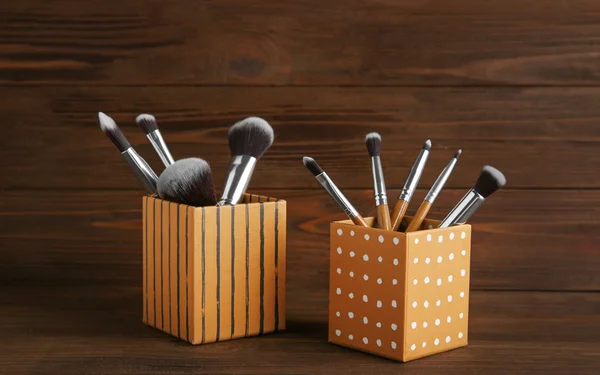 Set of makeup brushes — Stock Photo, Image